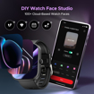 boAt Wave Convex 1.96" (4.9 cm) AMOLED Display, Advanced Bluetooth Calling, Coins, DIY Watch Face Studio, Female Wellness, Energy & Sleep Score, IP67, Smart Watch for Men & Women(Active Black) - BOAT SMARTWATCH WAVECONVEX-ACTIVEBLACK की तस्वीर