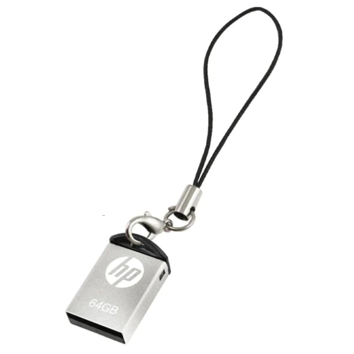 Picture of HP v222w 64GB USB 2.0 Pen Drive (Silver) - HP(PD)64GB2.0V222W