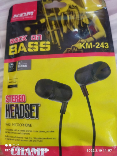 KDM EARPHONE KM-243 की तस्वीर