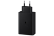 Samsung Original 65W Tri Port,Type-C & USB-A,Super Fast Charger (Cable not Included),Black,Tablet - SAMSUNG (CH)65WTRIOT6530BLACK की तस्वीर