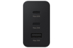 Samsung Original 65W Tri Port,Type-C & USB-A,Super Fast Charger (Cable not Included),Black,Tablet - SAMSUNG (CH)65WTRIOT6530BLACK की तस्वीर