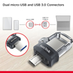 Picture of SanDisk Ultra Dual 32 GB USB 3.0 OTG Pen Drive (Black) - SANDISK(OTG3.0)32GB