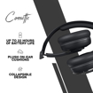 Skullcandy Cassette On-Ear Wireless Headphones, 22 Hr Battery, Microphone, Works with iPhone Android and Bluetooth Devices - Black - SKULLCANDYBLUETOOTHCASSETTE की तस्वीर