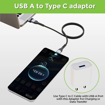 Picture of UltraProlink OTG Type C to USB A Male-Female Adapter [2 Pack] Set of 2 Convertors for Data Transfer | C Adapto Duo Charging for MacBook, iPad Pro, Surface Pro, Galaxy S21,S20, Note 10 |UL1076 | Black - UPL(OTG)USB-CADAPTOROTGC-ADAPTDUOBLACK