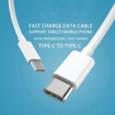 65W / 6A Fast Charging 1m Type C to Type C Cable for vivo iQOO 8 Pro, iQOO 9, iQOO 9, iQOO 9 Pro, iQOO 9 SE, iQOO 9T, iQOO Neo 6, iQOO Neo 855, iQOO Neo 855 Racing Unbreakable 65W / 6A Fast Charging 1m Type C to Type C Cable for Smartphones, Tablets, Laptops & Other Type C Devices, PD Technology, 480Mbps Data Sync: ZV|10 White, 6Amp - VIVO (DC)6ATYPECCABLE की तस्वीर