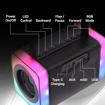 Picture of ZEBRONICS MELO Portable Bluetooth Speaker with 15W Output, USB, mSD, AUX, RGB, 10h Battery Backup, Passive Radiator, Voice Changing Wireless Mic, Remote Control with Integrated Mic - ZEBRONICS(BTS)MELO