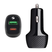 ZEBRONICS CC48 Car Charger with 48 Watts Rapid Charge, Dual Output Ports (USB + Type C PD), Compact Design, Built in Protections, LED Indicator - ZEBRONICS(CC)CC48.TYPECDUALOUTPU की तस्वीर