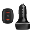 Zebronics Cc60 Car Charger with 60 Watts Rapid Charge, Dual Type C Pd Ports, Compact Design, Built in Protections, Led Indicator for Smartphones, Black - ZEBRONICS(CC)CC60TYPE-CPD की तस्वीर