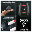 Zebronics Cc60 Car Charger with 60 Watts Rapid Charge, Dual Type C Pd Ports, Compact Design, Built in Protections, Led Indicator for Smartphones, Black - ZEBRONICS(CC)CC60TYPE-CPD की तस्वीर