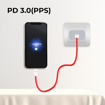 Picture of Zebronics MA104B Type C Charger, 20W max, for iPhone | Android Smartphones | Tablets, PD 3.0 Adapter, Rapid Charge, Wide Voltage Support, Built in protections, Compact Design - ZEBRONICS(CH)MA104BADAPTER