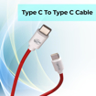 Picture of ZEBRONICS Tt65 Type C - Type C Cable, 65 Watts Pd, Rapid Charging, Charge & Sync, 1 Meter, Compatible With iPhone 15 | Samsung | Oneplus | Xiaomi | Realme | Oppo,Multicolor - ZEBRONICS(DC)TT65TYPECCABLE