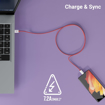 ZEBRONICS UC80P USB - Type C Cable, 80 Watts, Rapid Charging, Charge & Sync, 1 Meter| Samsung | OnePlus | Xiaomi | Realme | Oppo - ZEBRONICS(DC)UC80PTYPEC की तस्वीर