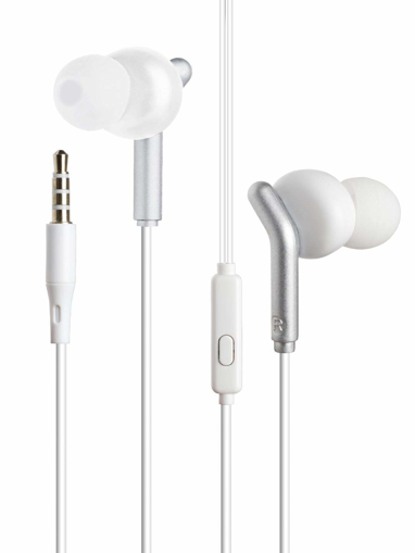 Picture of ZEBRONICS Zeb-Bro Wired Earphone (White) - ZEBRONICS(HS)BRO