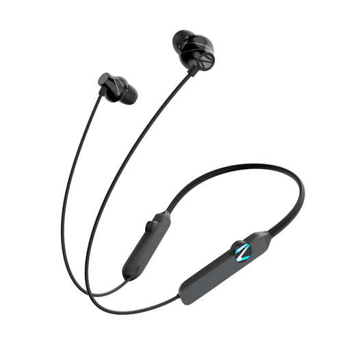 ZEBRONICS Yoga N2 RGB Neckband with 30H Playtime, ENC Mic, Upto 50ms Gaming Mode, Powerful Bass, Voice Asst, IPX4, Dual Pairing, Type C Port, Bluetooth v5.2 Wireless in Ear Earphones with Mic(Black) - ZEBRONICS(NB)YOGAN2 की तस्वीर