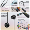 ZEBRONICS Yoga N2 RGB Neckband with 30H Playtime, ENC Mic, Upto 50ms Gaming Mode, Powerful Bass, Voice Asst, IPX4, Dual Pairing, Type C Port, Bluetooth v5.2 Wireless in Ear Earphones with Mic(Black) - ZEBRONICS(NB)YOGAN2 की तस्वीर