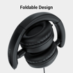 Zebronics Boom Wired Headphone, Over Ear, in-Line MIC, Foldable, 1.5 Meter Cable, for 3.5mm (Mobile | Tablet | Laptop | MAC), Soft Cushion, 40mm Drivers (Black) - ZEBRONICS  HEADPHONE BOOM की तस्वीर