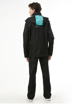 Picture of ZEEL BLACK & GREEN RAINSUIT  JS508