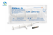 ICAR certified ISO 11784/11785 FDX-B pet microchip with sterile injector for animal identification